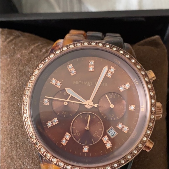 Woman’s Micheal Kors tortoiseshell watch main image 6